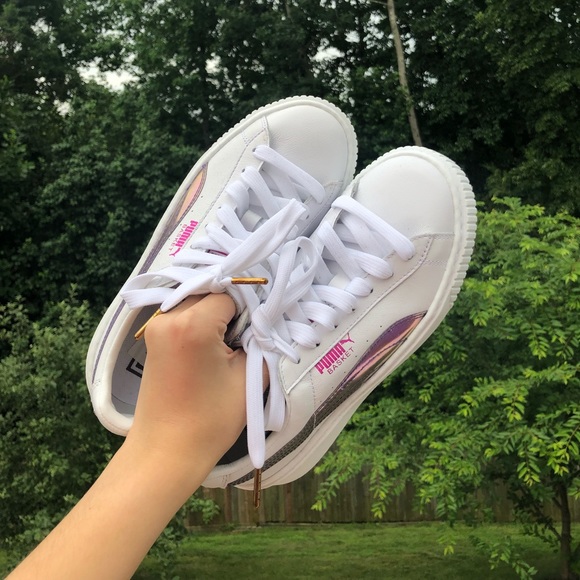 Puma basket platform shoes - Picture 2 of 4